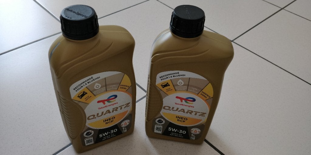 Huile moteur TotalEnergies, Ophalen
