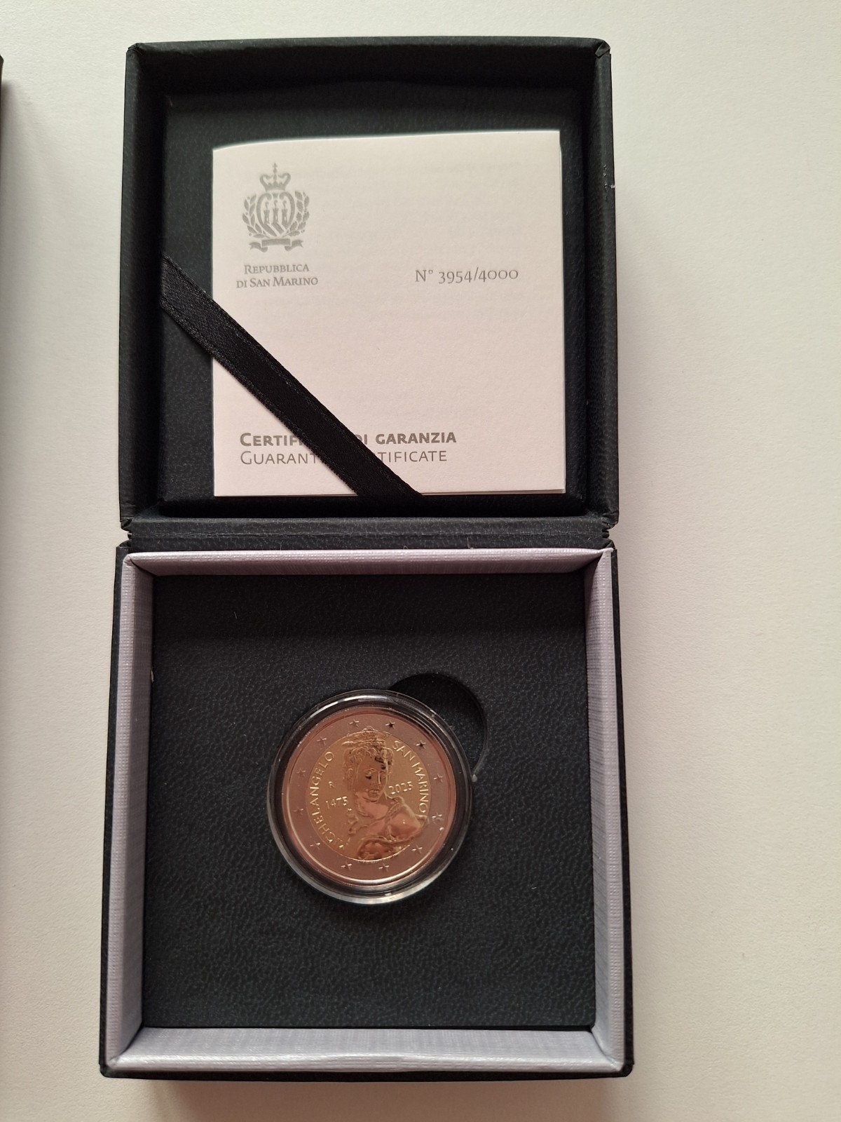 San marino michelangelo reserve proof, Timbres & Monnaies, Enlèvement ou Envoi