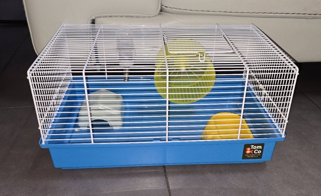 Cage pour hamster Tom & Co + (biberon, roue, maison, pot), Hamster, Moins de 60 cm, Cage, Comme neuf