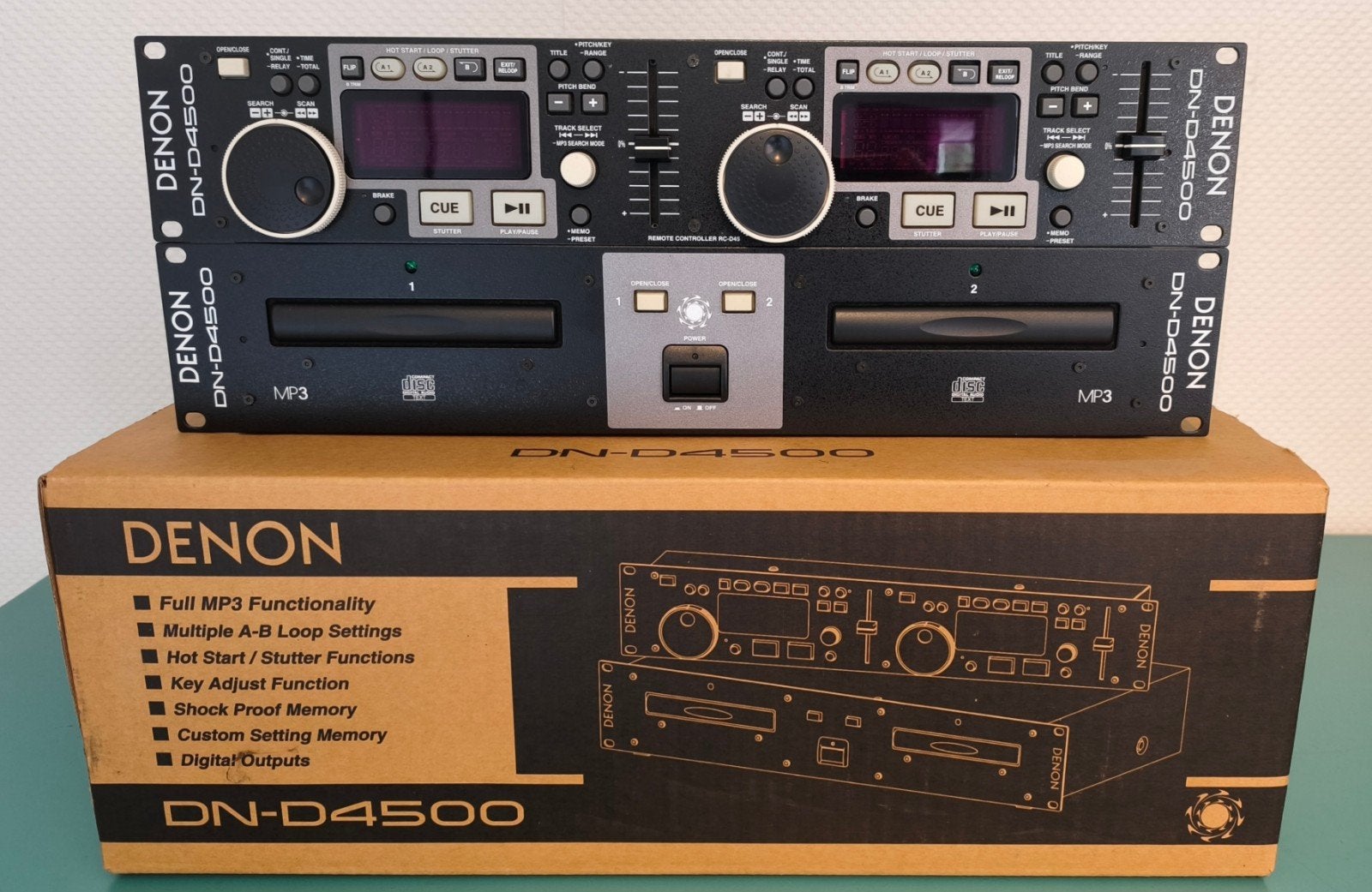 Denon DJ dubbele CD speler DN-D4500, Audio, Tv en Foto, Cd-spelers, Ophalen