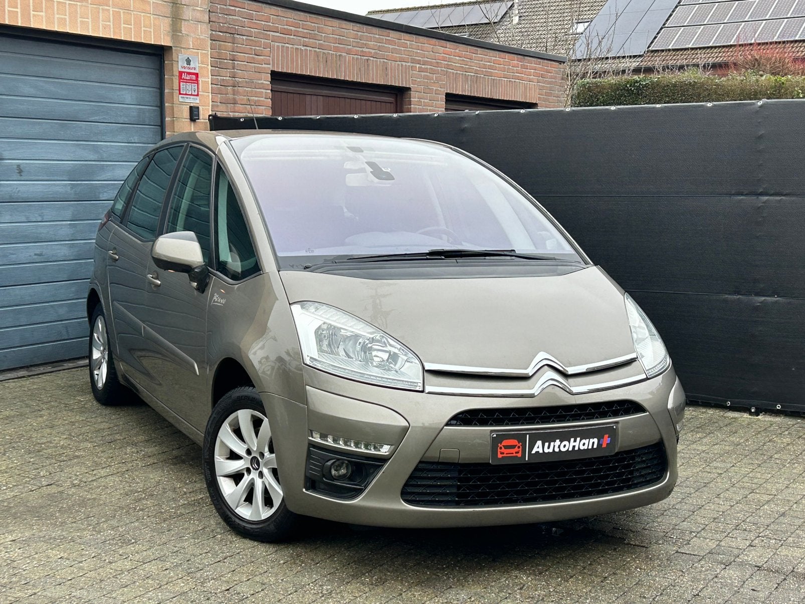 Citroen C4 Picasso 1.6VTi Exclusive Airco Cruise 2Sleutels, Voorwielaandrijving, Zwart, 4 cilinders, Bruin