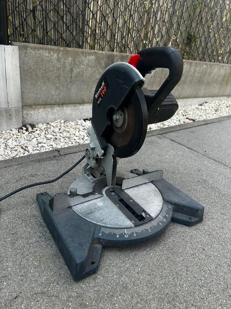 Einhell 190 - afkort & Verstekzaag, Ophalen, Zo goed als nieuw