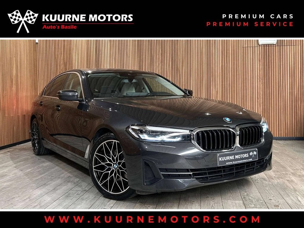 BMW 5 Serie 518 dA Berline Alu19"/Led/Leder/Cam/GpsPro/VerwZ, Auto's, 4 deurs, 4 cilinders, Skiluik, 136 pk