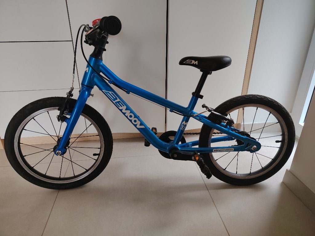 Vélo enfant BEMOOV 16 pouces - bleu, Vélos & Vélomoteurs, Stabilisateurs, BEMOOV, Enlèvement, Comme neuf