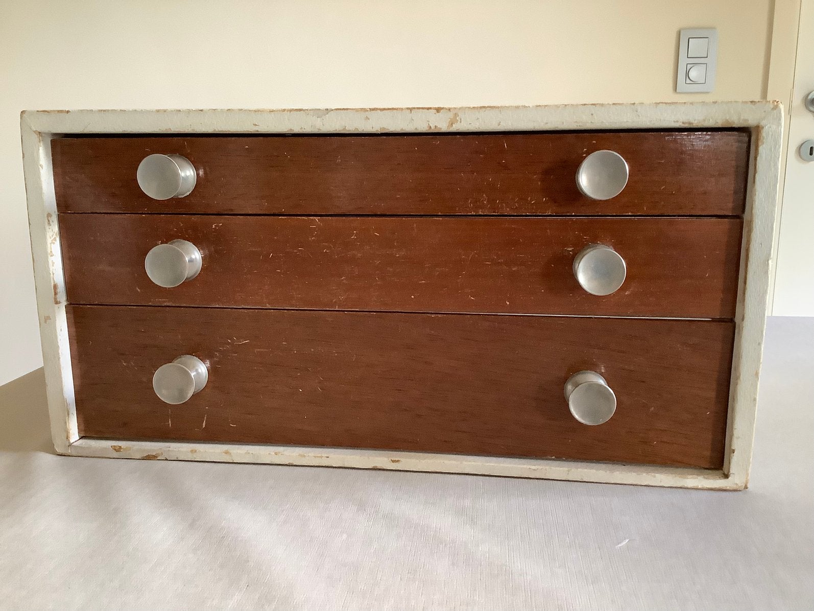 Bestek koffer, Ophalen, Gebruikt, Inox of Chroom, Bestekset