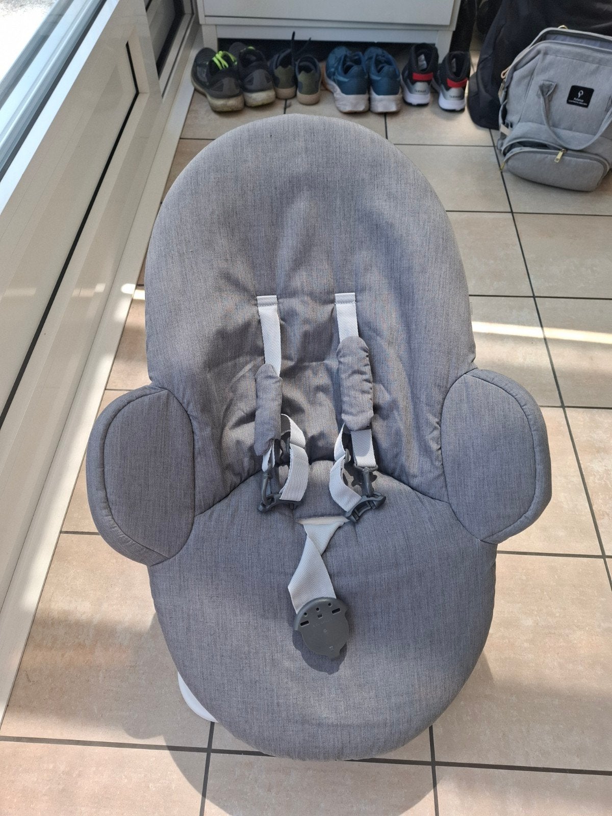 Stokke steps bouncer en newborn set, Enfants & Bébés, Autres marques, Comme neuf, Enlèvement, Avec ceinture(s)