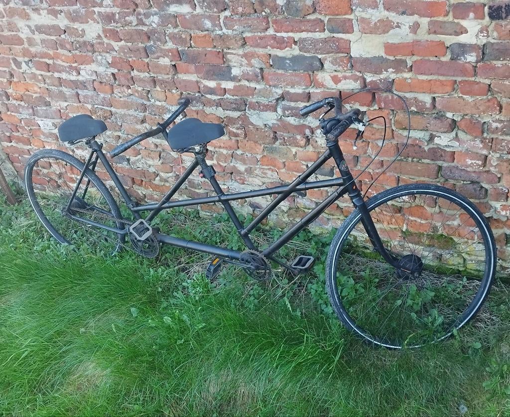 Vintage tandem om in te ruilen voor een vintage racefiets, Fietsen en Brommers