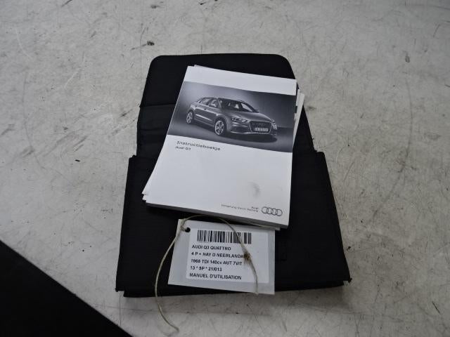 MANUEL UTILISATEUR Audi Q3 (8UB / 8UG) (01-2011/12-2019), Utilisé, Audi