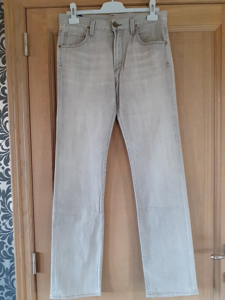 Citizens of Humanity COF heren broek jeans lichtgrijs, Ophalen of Verzenden, Zo goed als nieuw, Grijs, W32 (confectie 46) of kleiner
