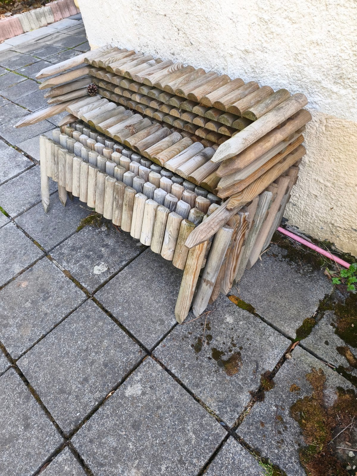 Bordures de jardin, Comme neuf, Enlèvement, Autres types, Bois