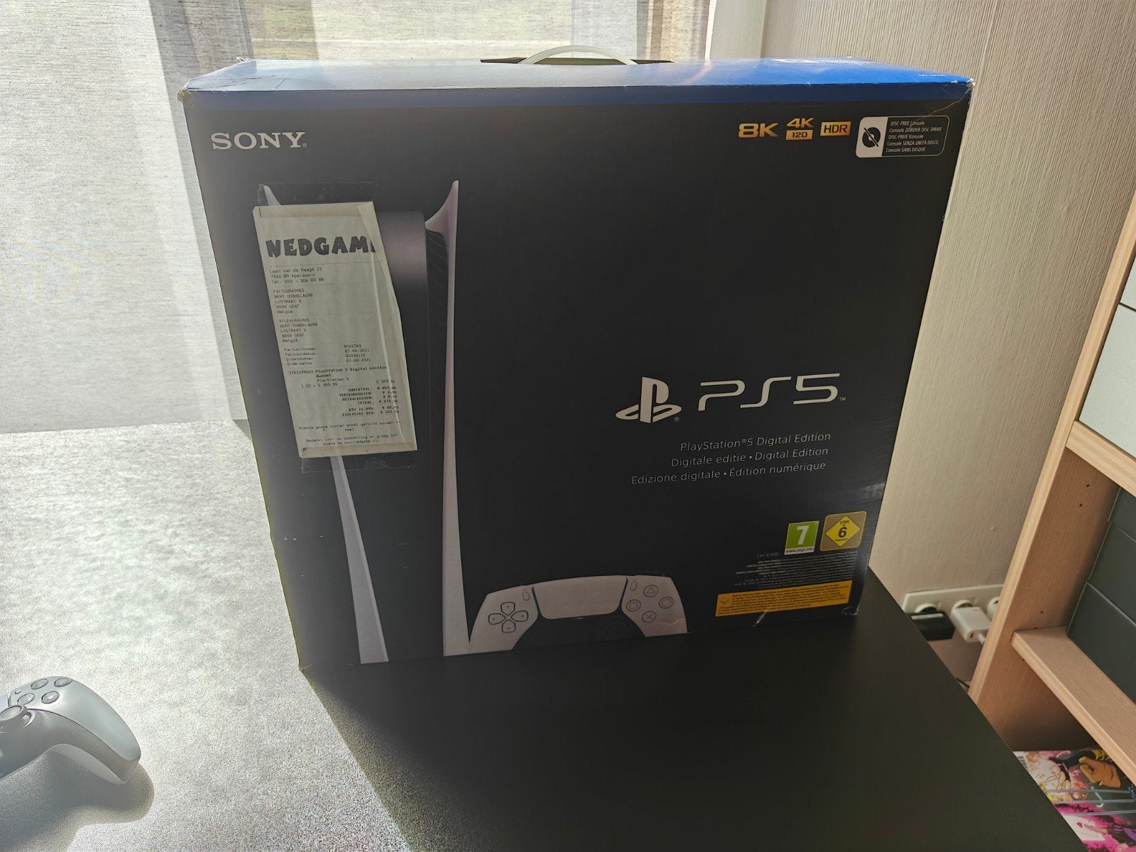 Playstation 5 digital edition + controller, Computers en Software, Videokaarten, Ophalen