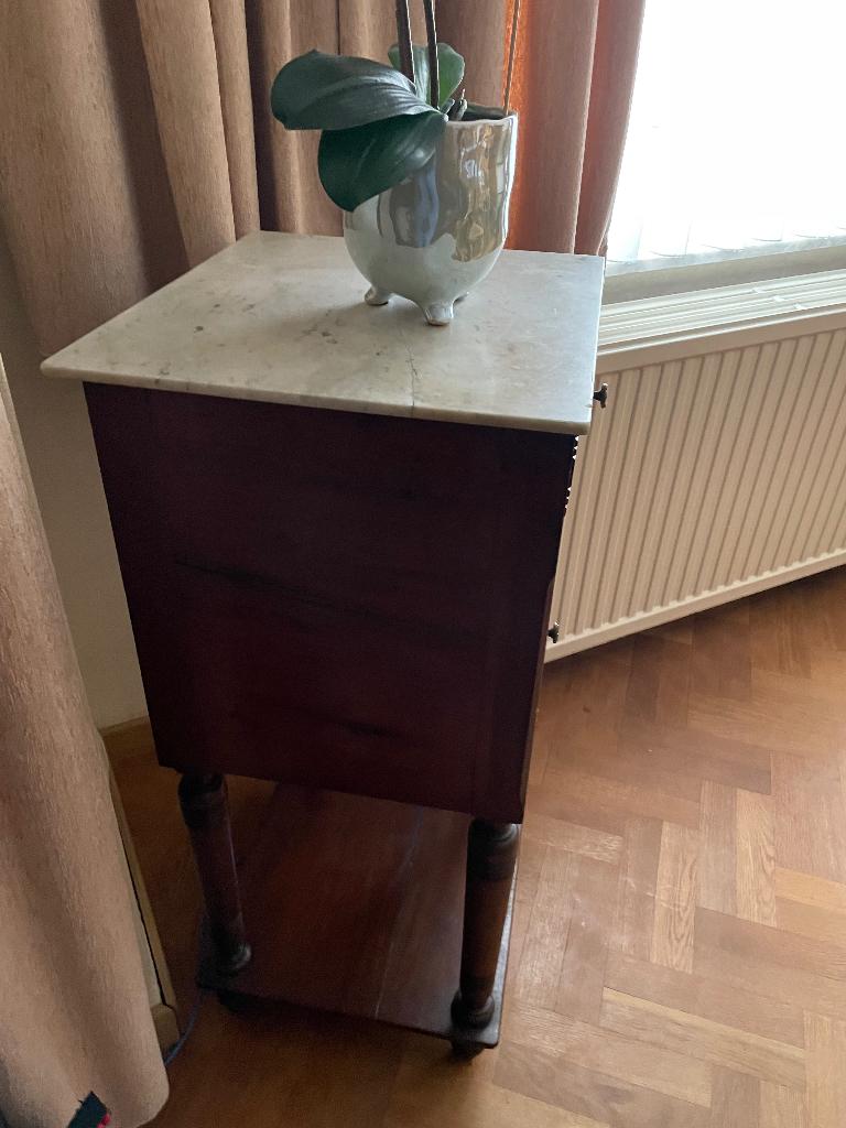 Vintage kastje, Ophalen, Minder dan 50 cm, Gebruikt, Eikenhout