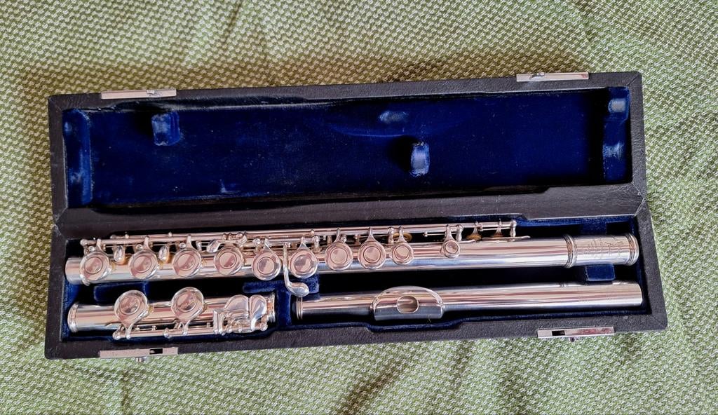 Set de flûtes Muramatsu, entièrement en argent sterling, Musique & Instruments, Enlèvement ou Envoi, Flûte traversière