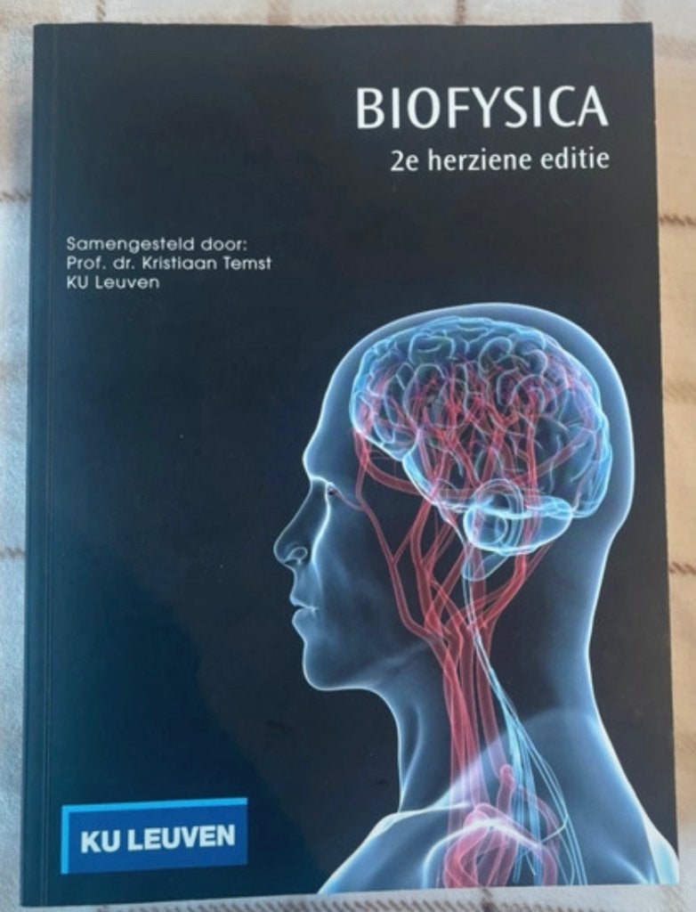 Biofysica - KU Leuven, Boeken, Ophalen of Verzenden