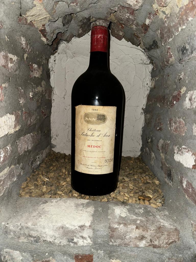 Oude wijn fles 500cl, Verzamelen, Wijnen, Ophalen, Zo goed als nieuw
