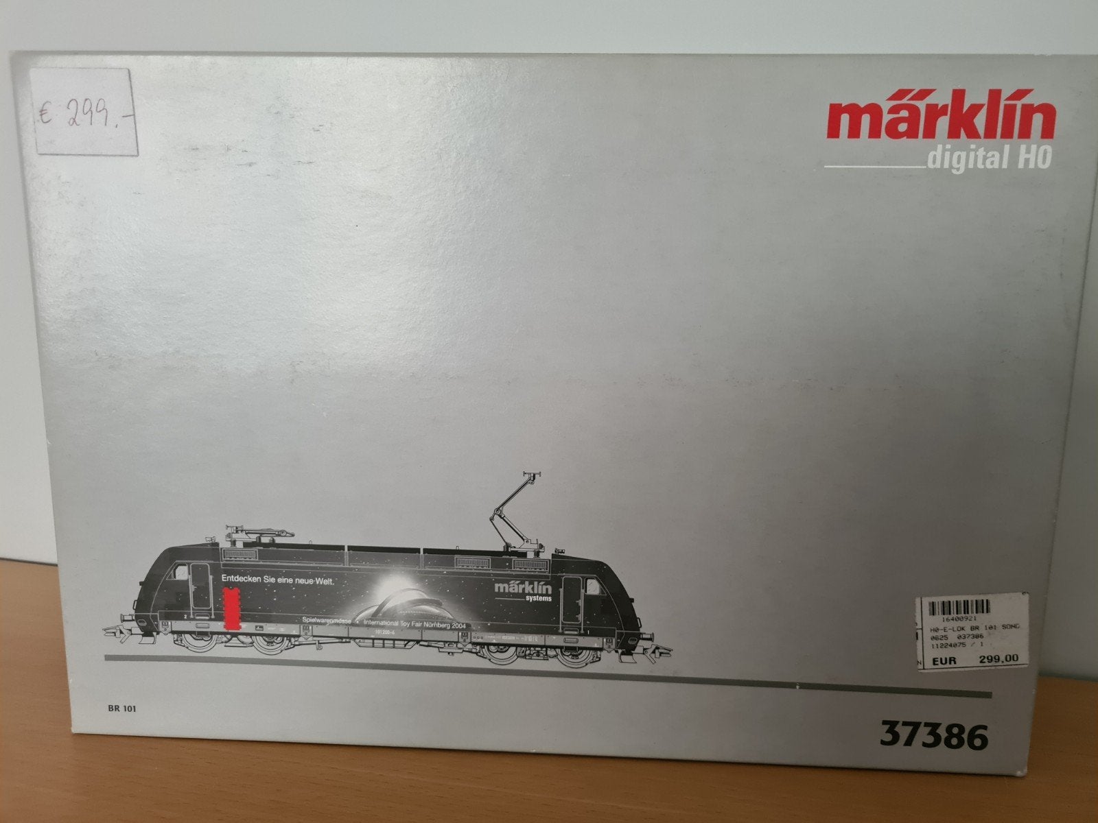 Märklin 37386 BR 101 Spielwarenmesse 2004 nouveau, Neuf, Enlèvement ou Envoi, Courant alternatif, Locomotive