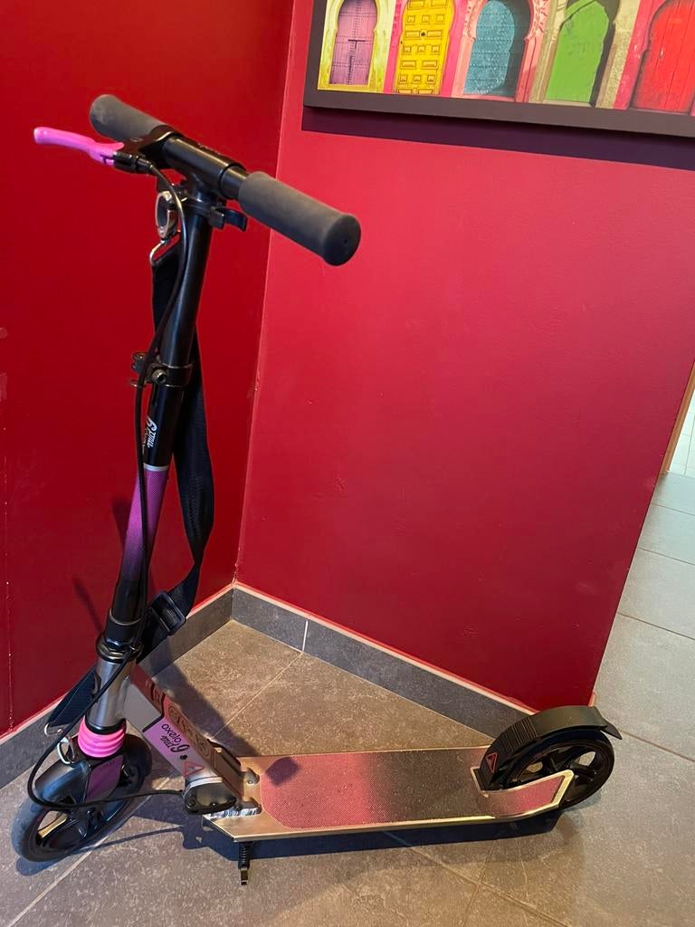 Trotinette Oxelo Mid 9 Rose, Fietsen en Brommers, Steps, Gebruikt, Ophalen