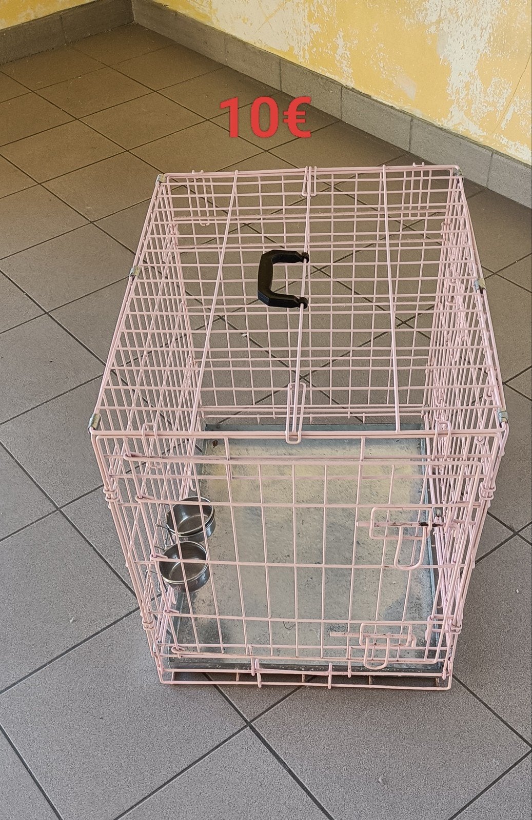 Bench roze voor kleine hond of kat, Dieren en Toebehoren, Hondenbenches, Ophalen