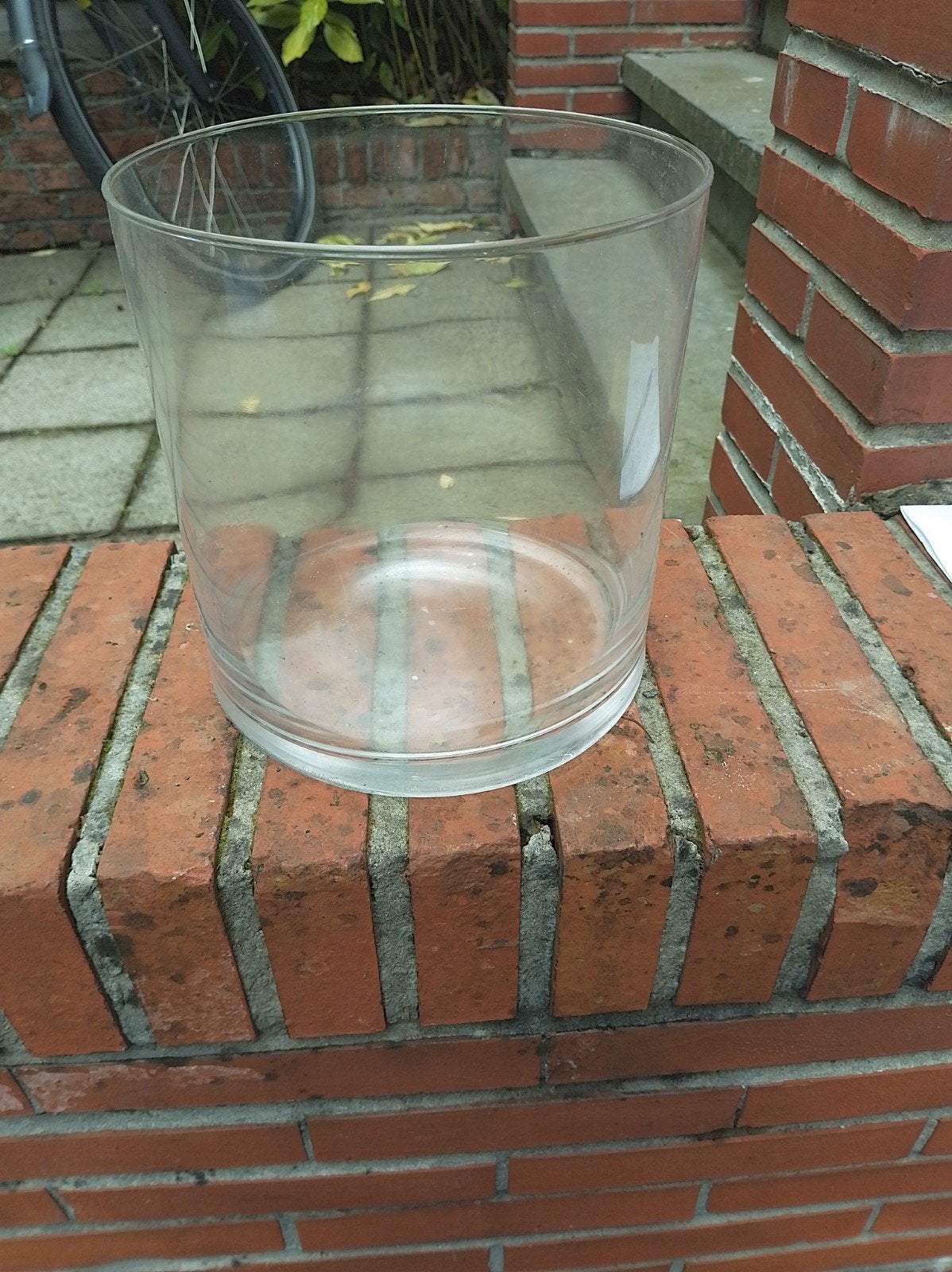 Glazen vaas, Ophalen, Gebruikt, Overige kleuren, Glas
