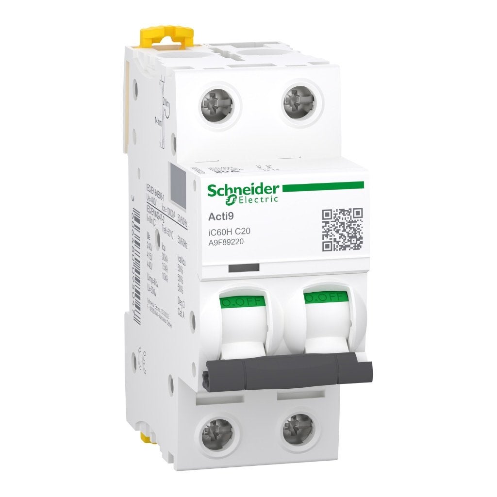 Schneider Electric Acti9 A9F89220 - nouveau, Bricolage & Construction, Envoi, Neuf, Schneider Electric