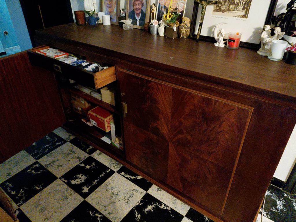 Magnifique paire de buffets vintage, 150 à 200 cm, Enlèvement, Utilisé, Avec tiroir(s)