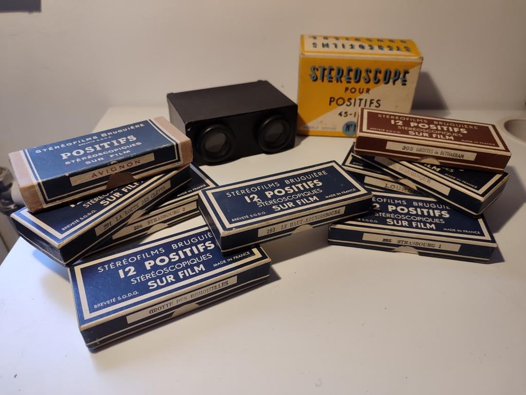 Bruguière stereoscoop 3D viewmaster Frankrijk viewer, Ophalen of Verzenden