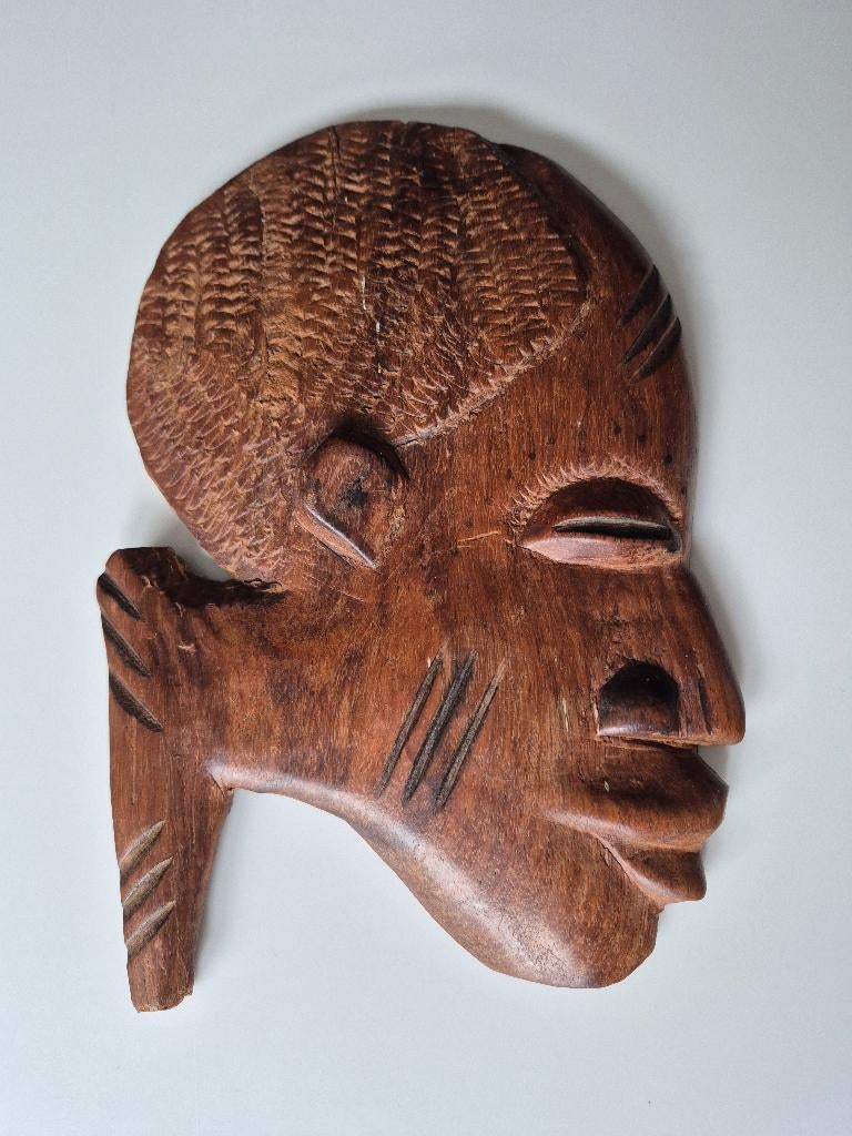Afrikaans masker vrouwengezicht, Antiek en Kunst, Ophalen, Masker