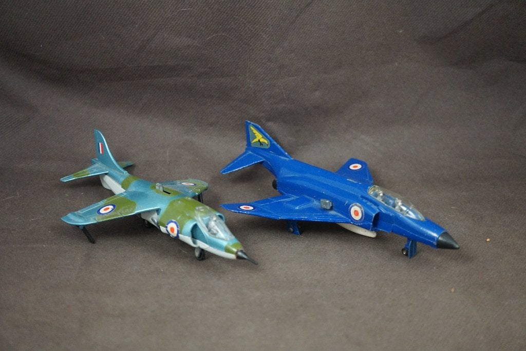 Dinky Toys Harrier Jet en F4 Phantom - TOP vintage, Ophalen of Verzenden