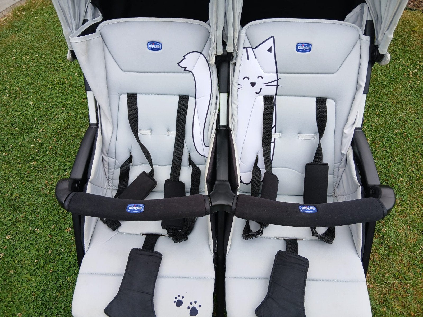 Chicco Ohlala Twin Dubbele Plooibuggy, Ophalen, Zo goed als nieuw, Kinderwagen of Buggy