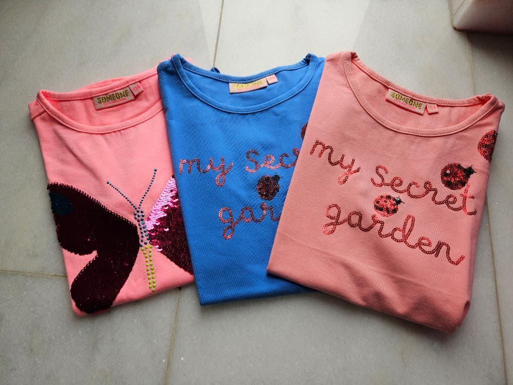 shirts maat 134, Ophalen of Verzenden, Zo goed als nieuw, Someone, Meisje