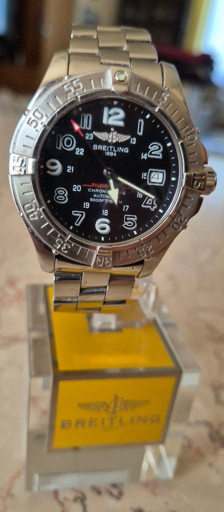 Breitling SuperOcean / Blue dial / Professional II bracelet, Bijoux, Sacs & Beauté, Montres | Hommes, Montre-bracelet, Breitling