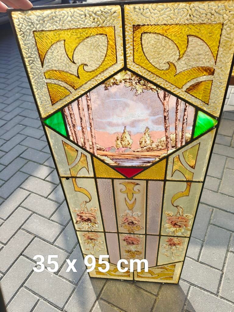 Stained glas zeer mooi, Ophalen