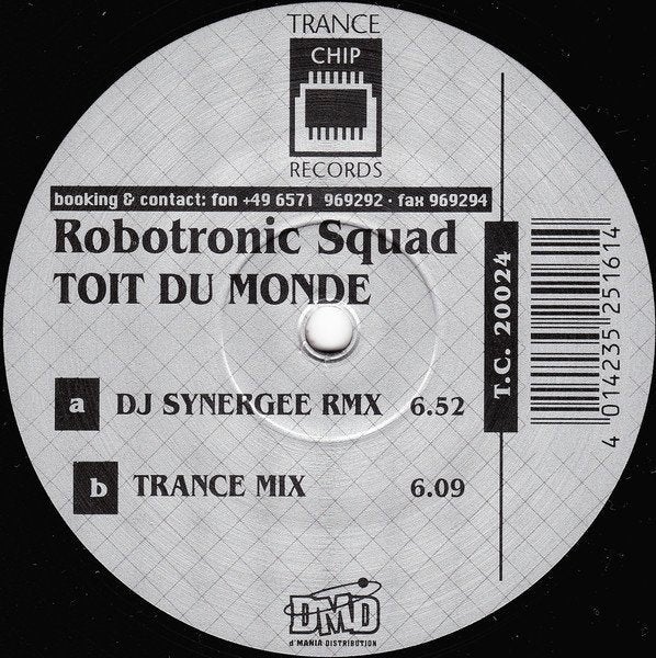 Robotronic Squad - Toit Du Monde, Cd's en Dvd's, Ophalen of Verzenden, 12 inch, Trance