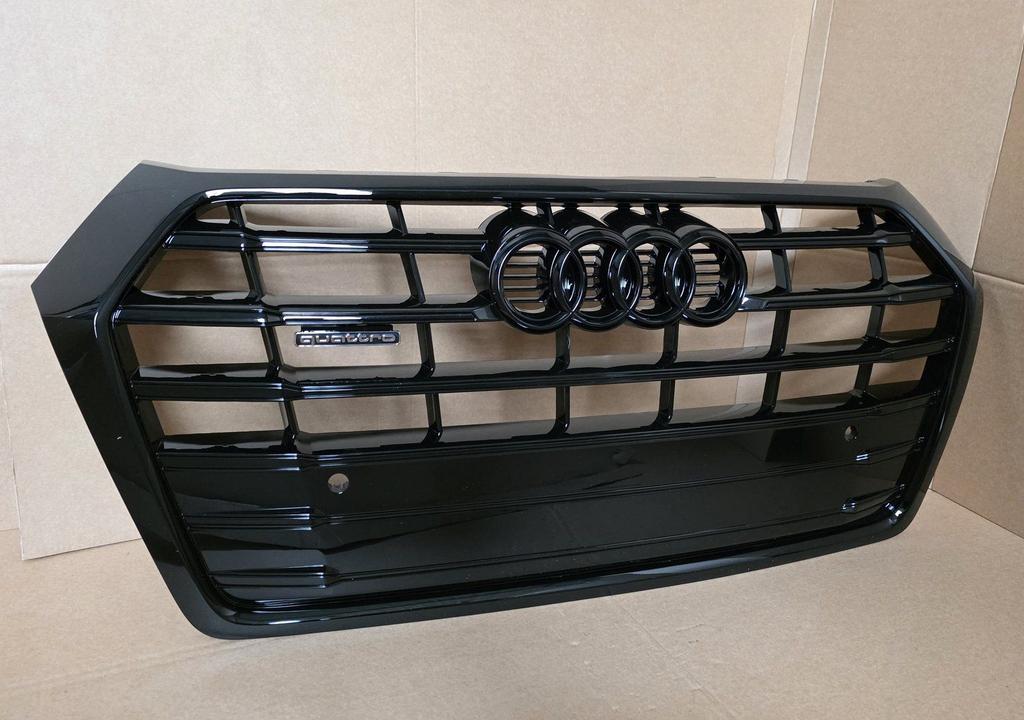 Grill Audi Q5 80A S-line HOOGGLANS ZWART GRILLE 2016-2020, Auto-onderdelen, -, Voor, Nieuw, Bumper