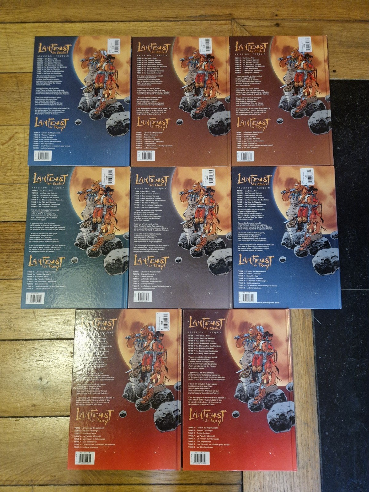 Lot de 8 bd lanfeust des étoiles 1 à 8, Livres, Enlèvement ou Envoi