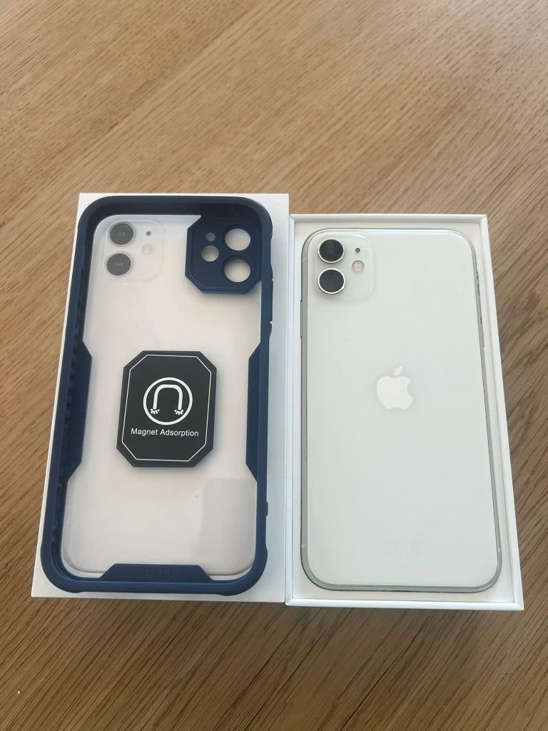 Iphone 11 wit - 64gb, Telecommunicatie, Mobiele telefoons | Apple iPhone, Ophalen, 83 %, Wit, IPhone 11
