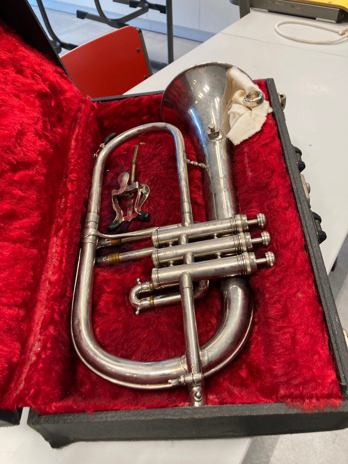 De Prins bugel, Muziek en Instrumenten, Ophalen, Gebruikt, Koperblazer, Met koffer of draagtas