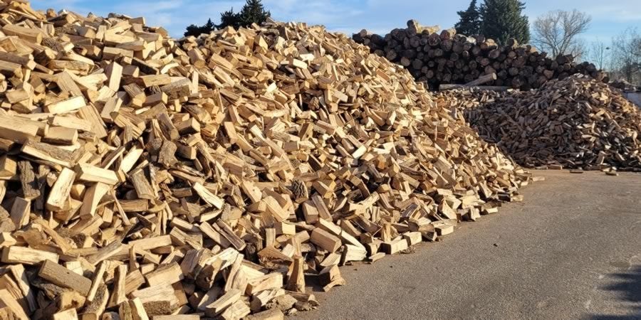 Lot de bois de chauffage sec, 6 m³ ou plus, Enlèvement, Autres essences de bois, Bûches