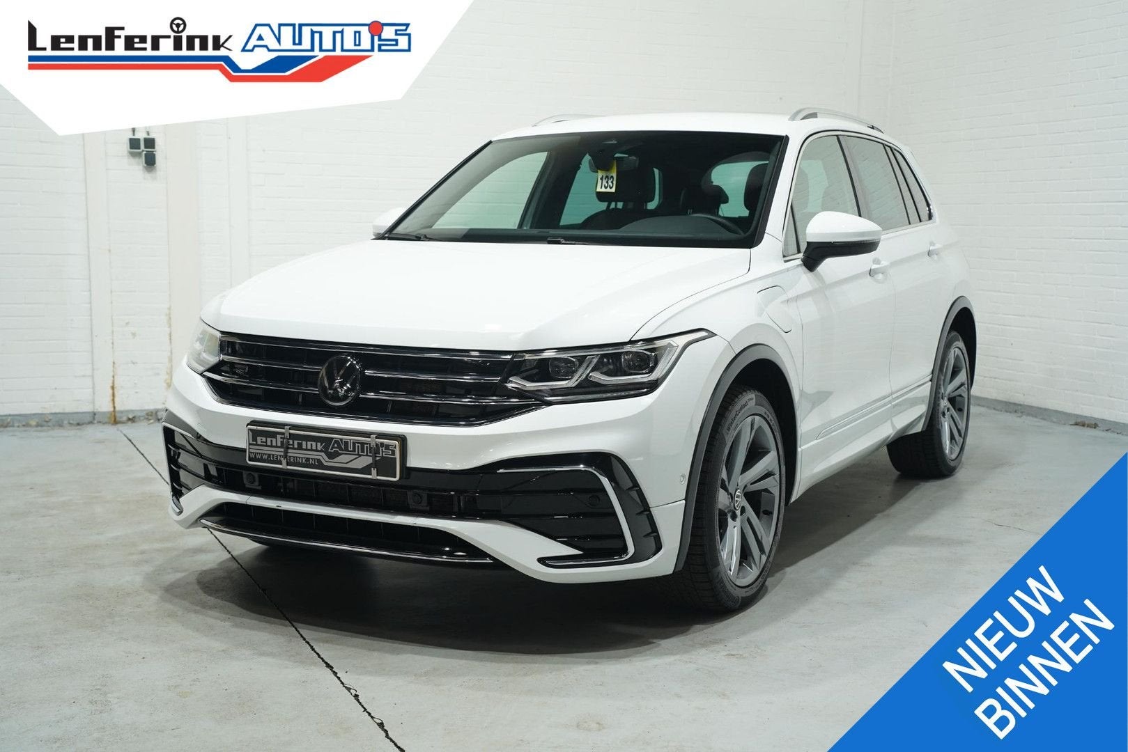 Volkswagen Tiguan 1.4 TSI eHybrid R-Line Business+ NAP Clima, Auto's, Volkswagen, Automaat, Navigatiesysteem, Wit, Bedrijf