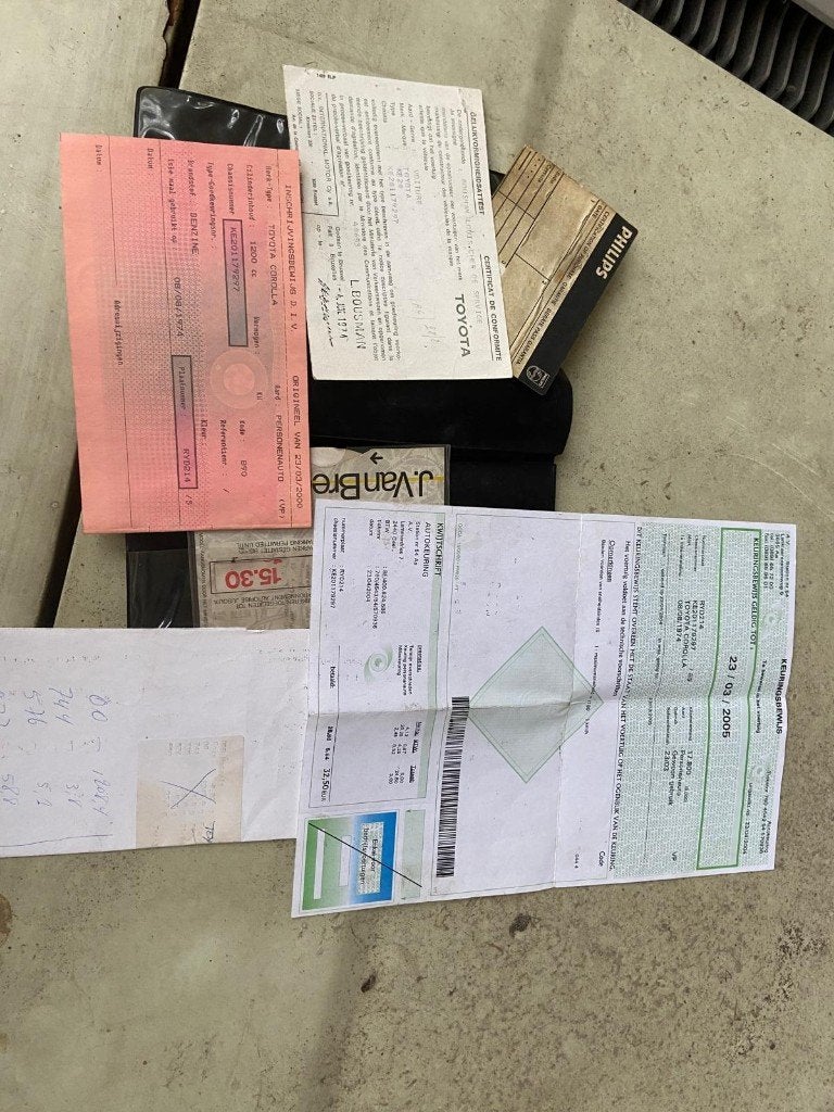 Toyota corolla te koop,18d kms , 1976 , 1300 cc, foto 10