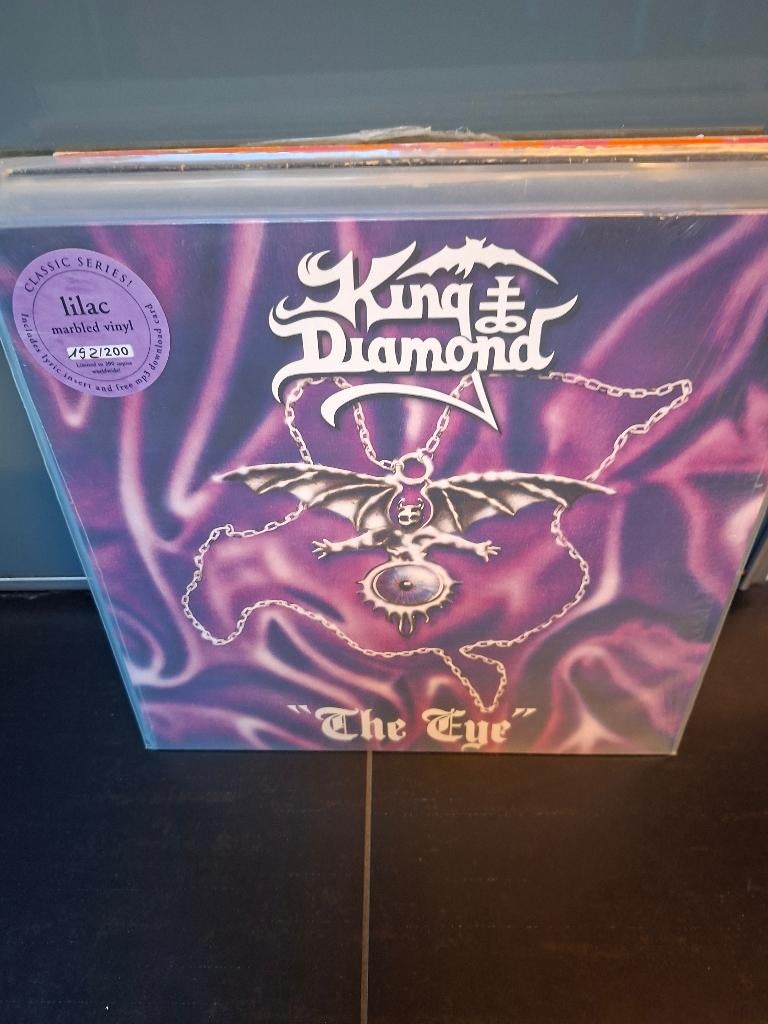 lp-king diamond - the eye-ltd nr lilac marbled vinyl 152/200, Beschermende buitenhoes, 2020 tot heden, Ophalen of Verzenden, Zo goed als nieuw