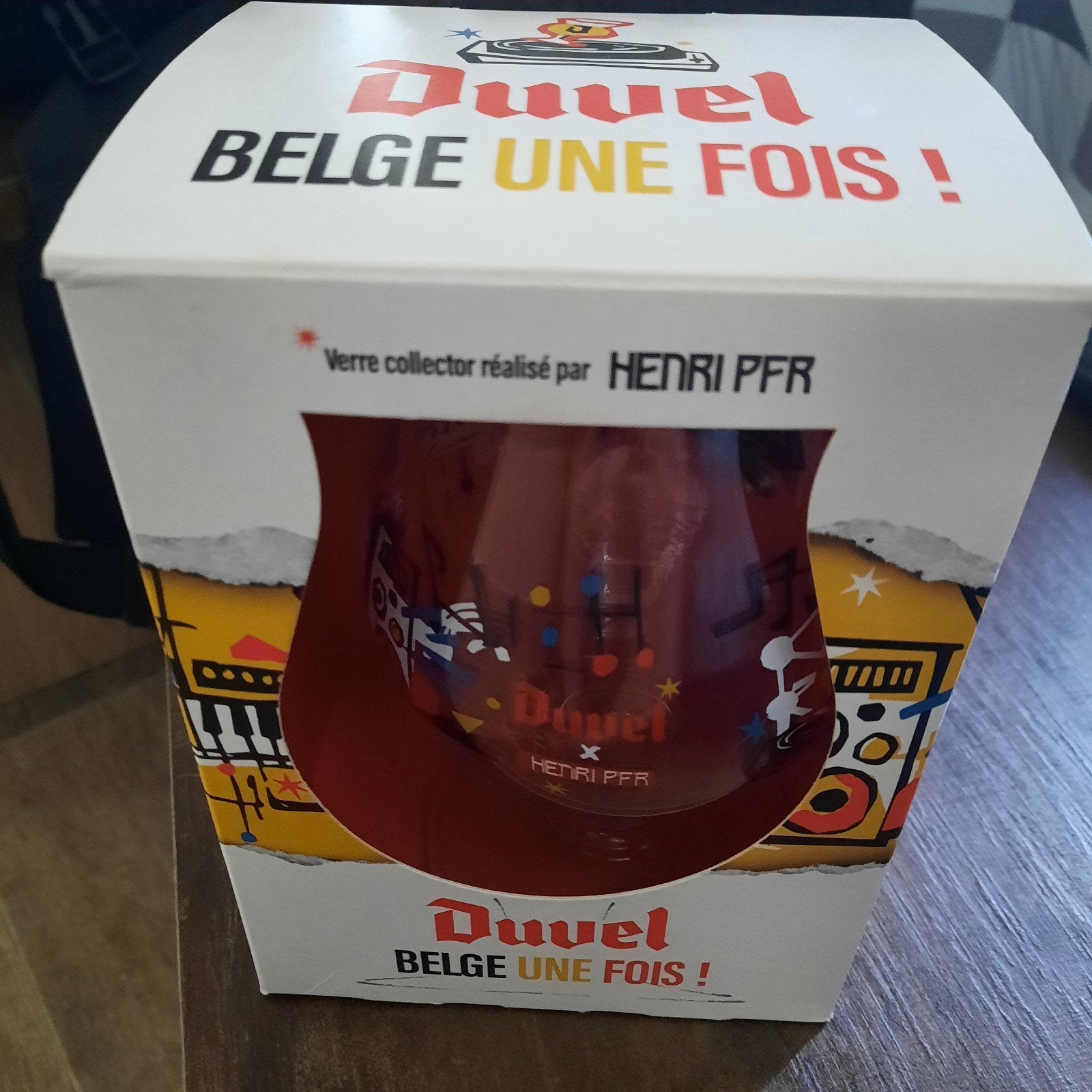 Duvelglas PFR, texte français. Belge une fois !, Enlèvement ou Envoi