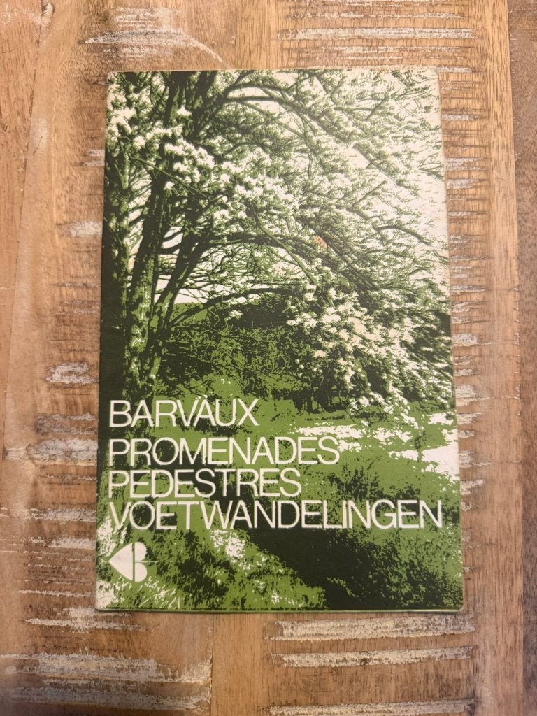 Barvaux promenades pedestres voetwandelingen *vintage gids*, Fiets- of Wandelgids, Ophalen of Verzenden, Benelux, Gelezen