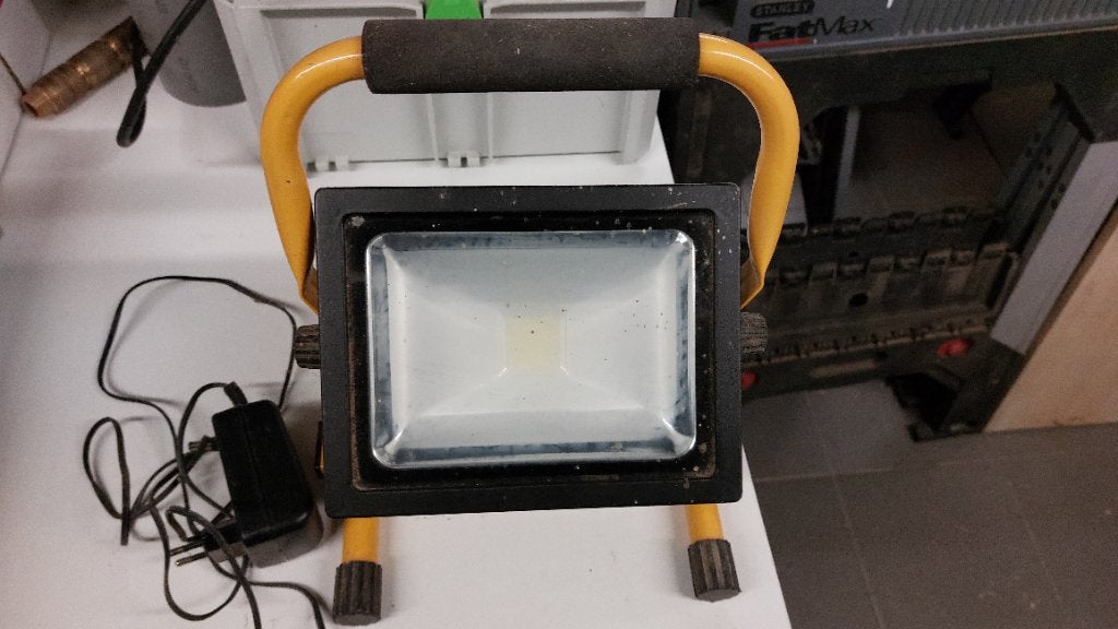 Lamp, Huis en Inrichting, Ophalen, Zo goed als nieuw, Metaal, Oplaadbaar