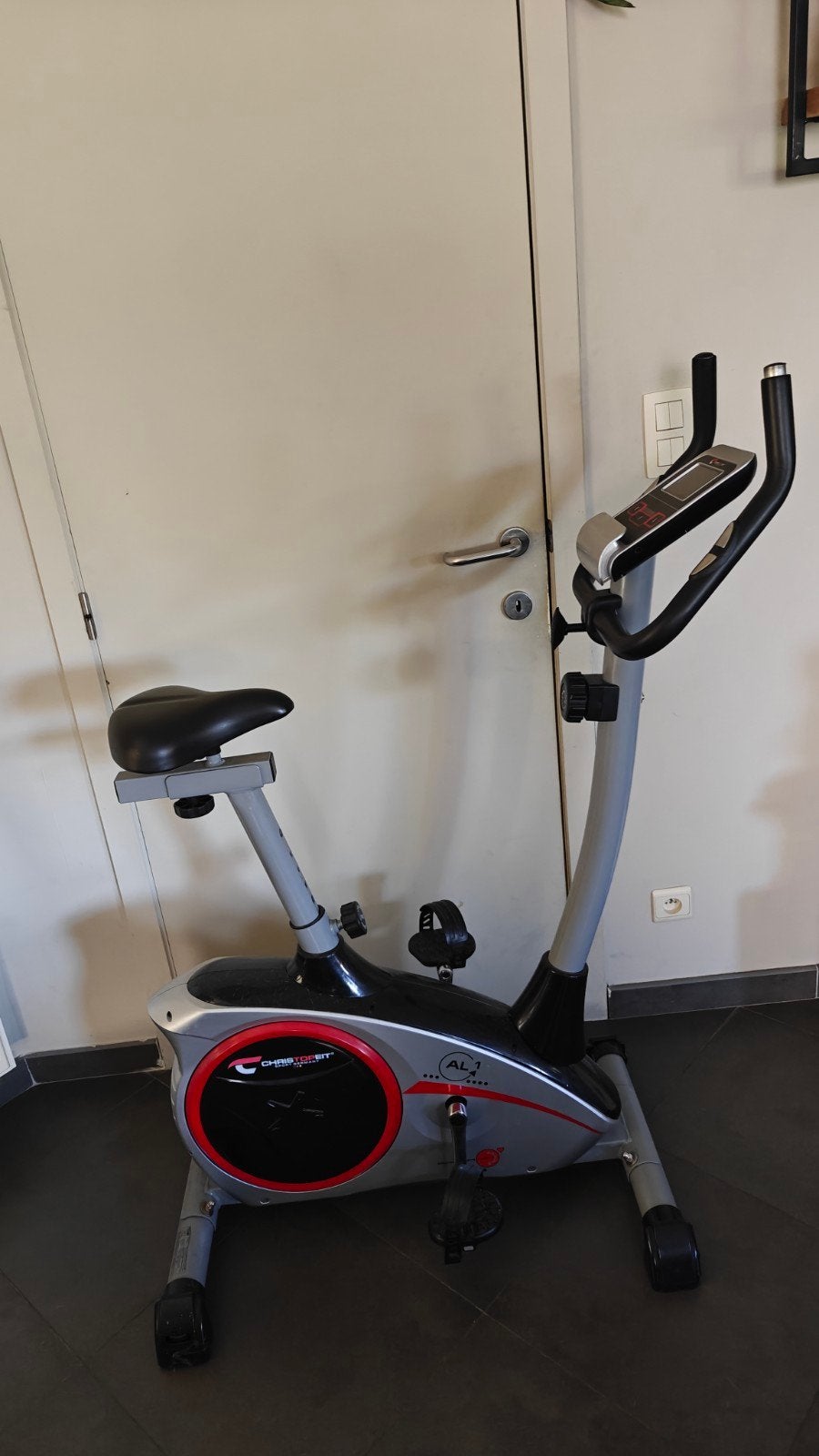 hometrainer christopeit, Jambes, Comme neuf, Enlèvement, Vélo d'appartement