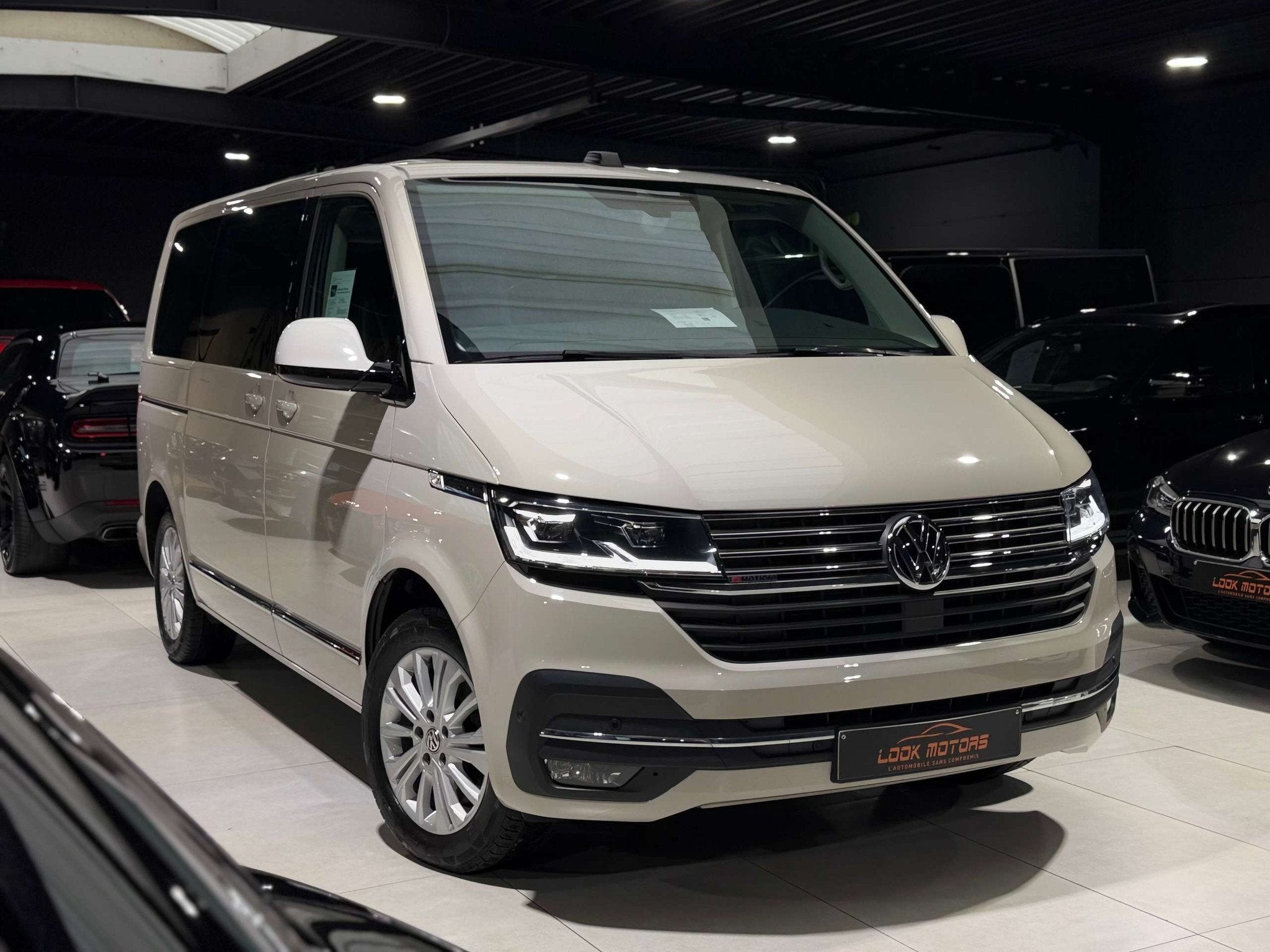 Volkswagen T6.1 Multivan 2.0 TDi 4Motion Highline DSG 7 PLAC, Autos, Volkswagen, Cuir, Argent ou Gris, Achat, Euro 6