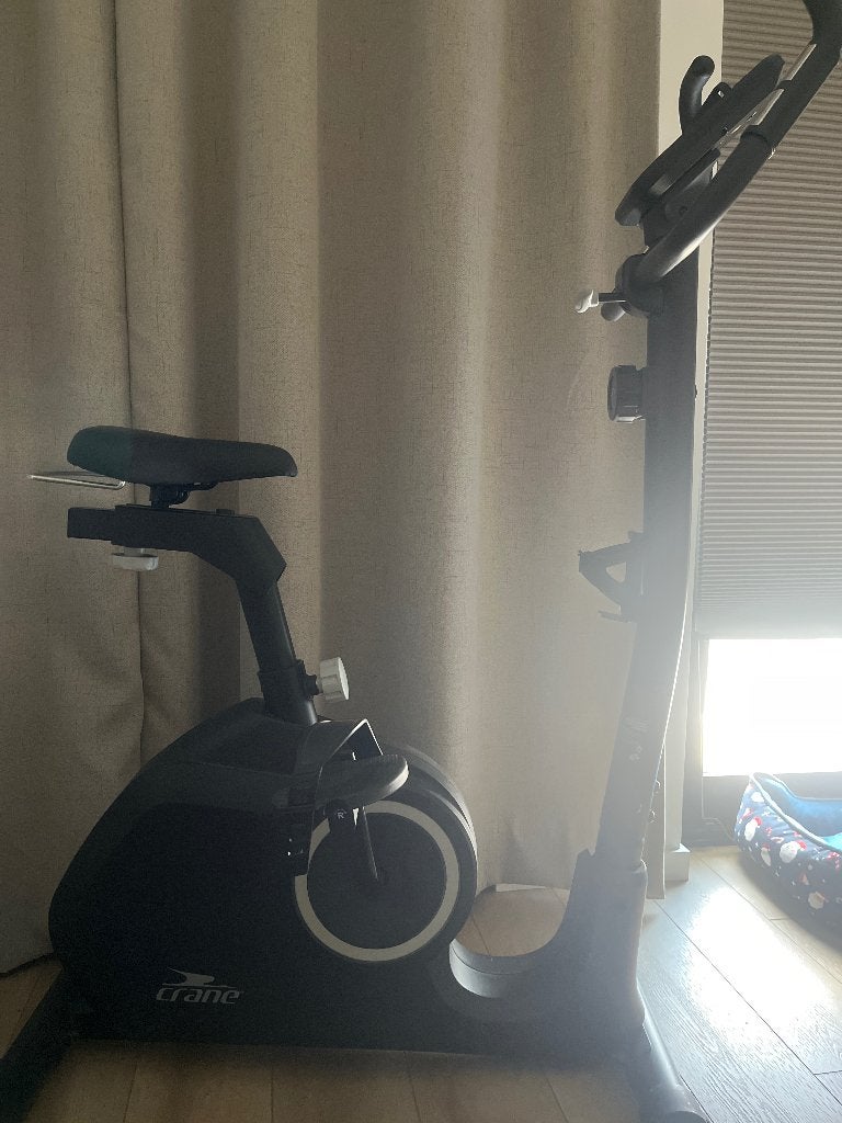 GERESERVEERD Hometrainer fiets CRANE, Sport en Fitness, Ophalen, Gebruikt, Armen, Aluminium