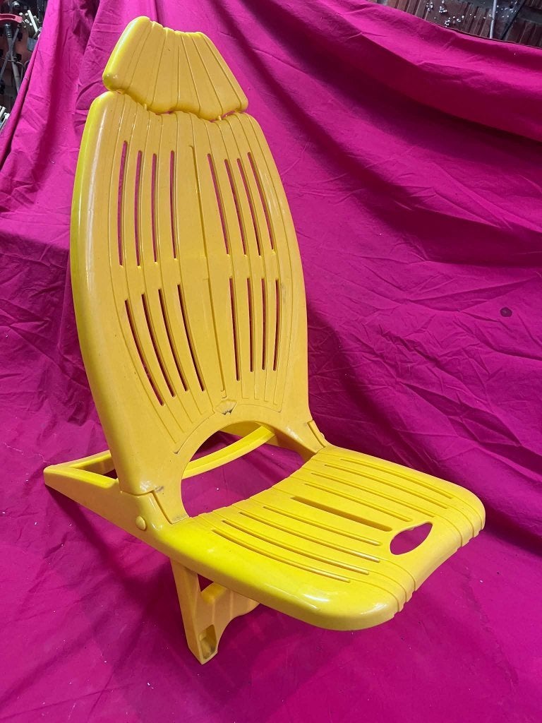 Strandstoel., Tuin en Terras, Ophalen of Verzenden, Zo goed als nieuw, Kunststof, Inklapbaar