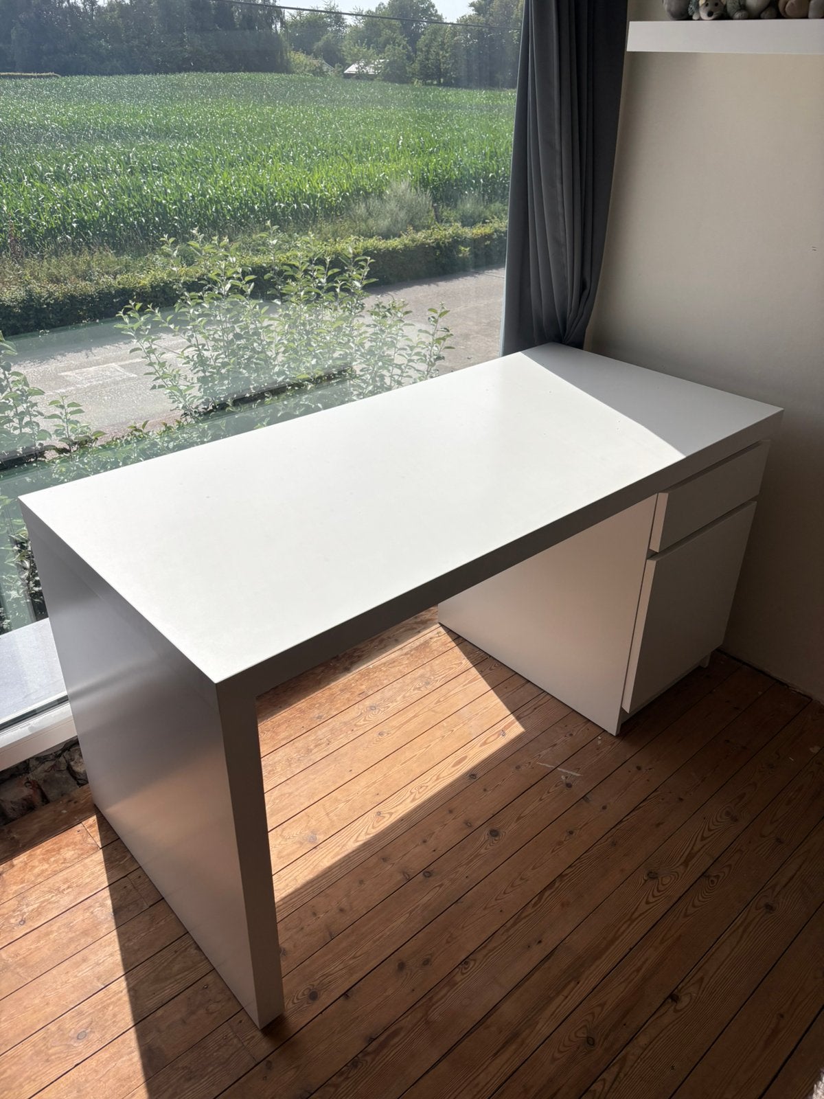 Ikea Malm bureau, Maison & Meubles, 65 cm, Comme neuf, Enlèvement, IKEA