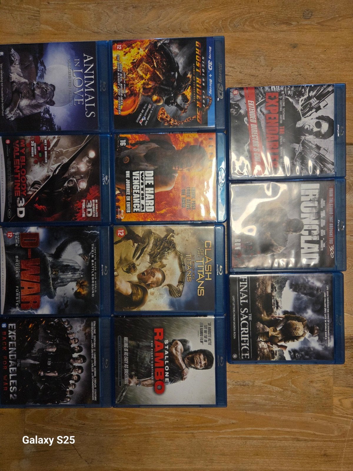 11 blu Ray films, Enlèvement